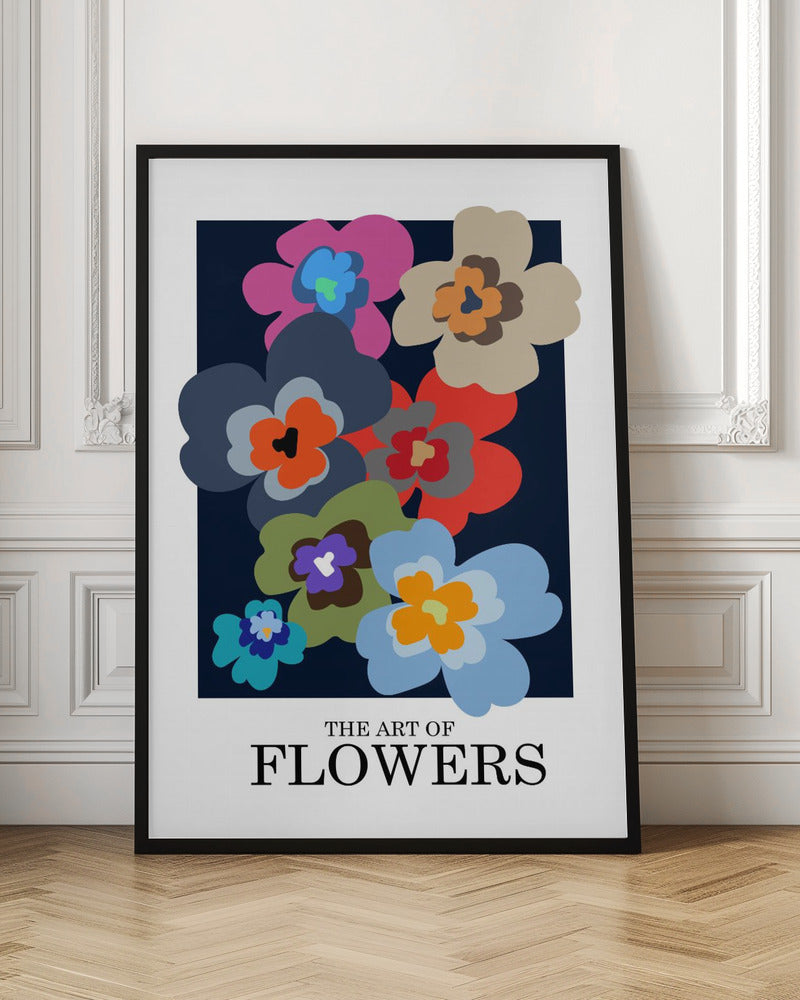 The Art of Flowers Botanical Digital Art Print