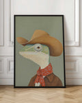Chameleon Cowboy High-Resolution Digital Art