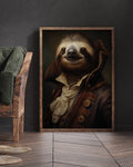 Captain Sloth High-Resolution Digital Artwork