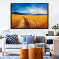 Golden Wheat Field Digital Art