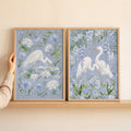 Blue Heron Botanical Garden Digital Art Print Set