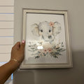 Watercolor Baby Elephant Digital Download