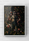 Astronaut in Wildflowers Digital Art