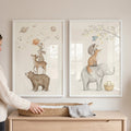 Whimsical Woodland Animals Digital Art Set