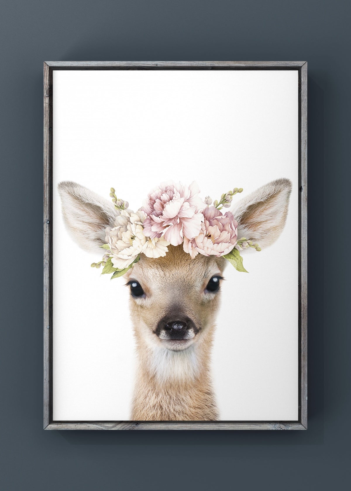 Sweet Woodland Fawn Digital Art Print