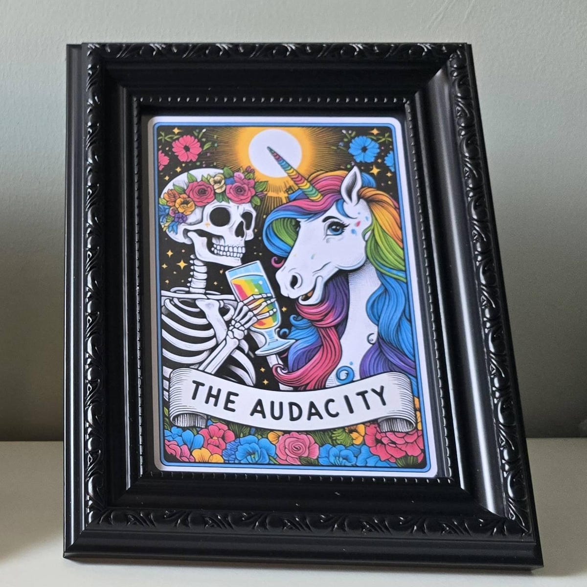 The Audacity Digital Art Print
