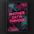 Another Day in Paradise Neon Jungle Digital Art