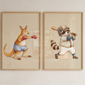 Sports Animals Digital Art Set