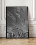 Berlin Brandenburg Gate Monochrome Digital Art