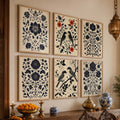 Charming Botanical Birds Digital Gallery Wall Art