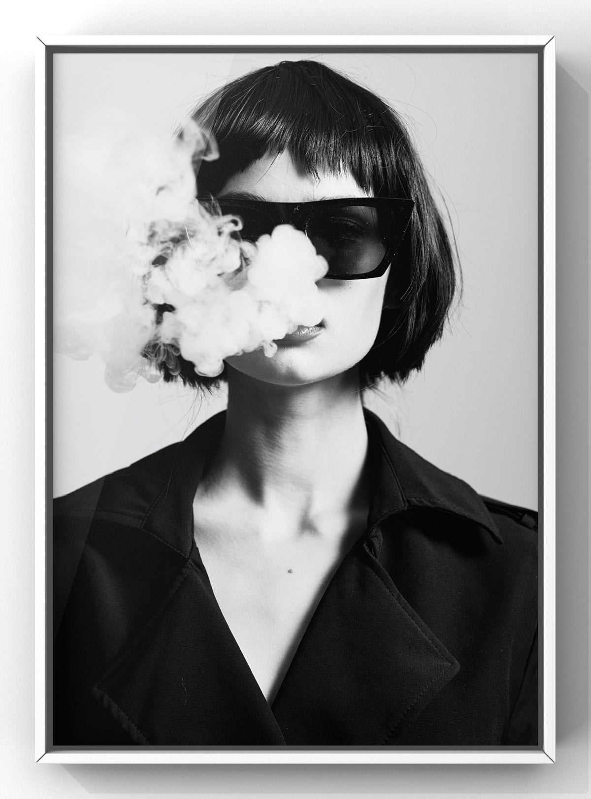 Chic Smoke Portrait Digital Download