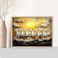 Galloping White Horses Digital Artwork