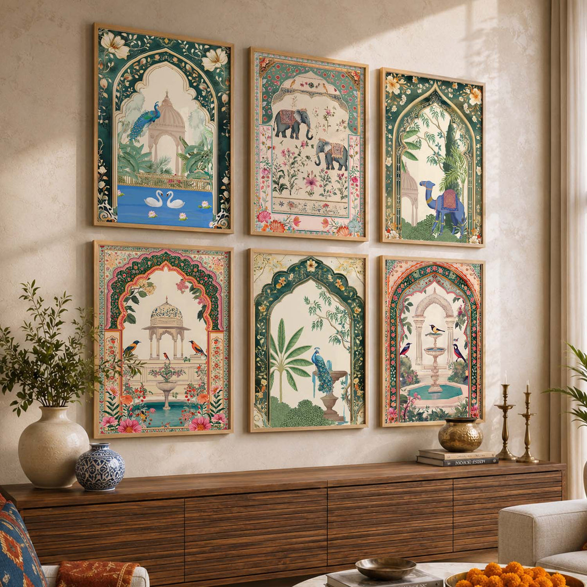 Mughal Palaces Digital Art Collection