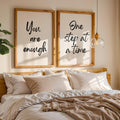 You Are Enough & One Step At A Time Motivational Digital Art Set