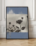 Vintage Botanical Blue Digital Art