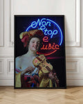 Non Stop Music Classical Portrait Digital Artwork
