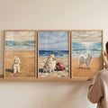 Coastal Dogs Trio Digital Art