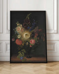 Dark Moody Floral Still Life Digital Art
