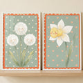 Charming Kawaii Floral Digital Art Prints Set