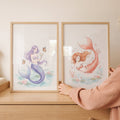Enchanting Mermaids Digital Art Duo
