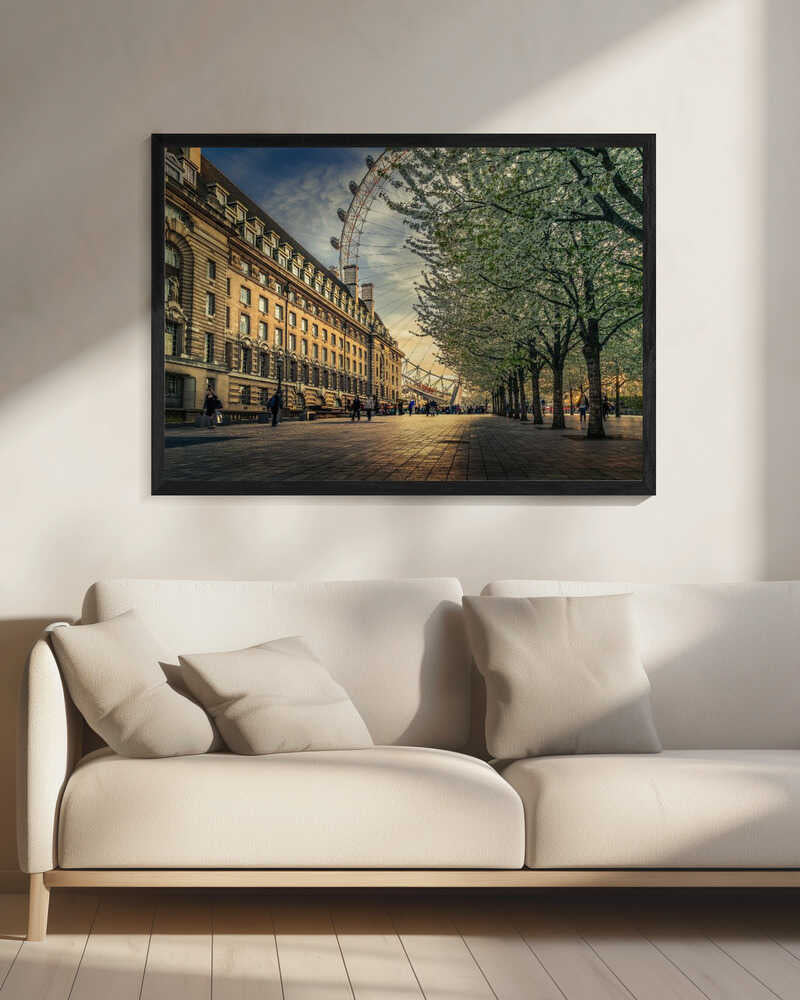 London Spring Alleyway Instant Digital Download
