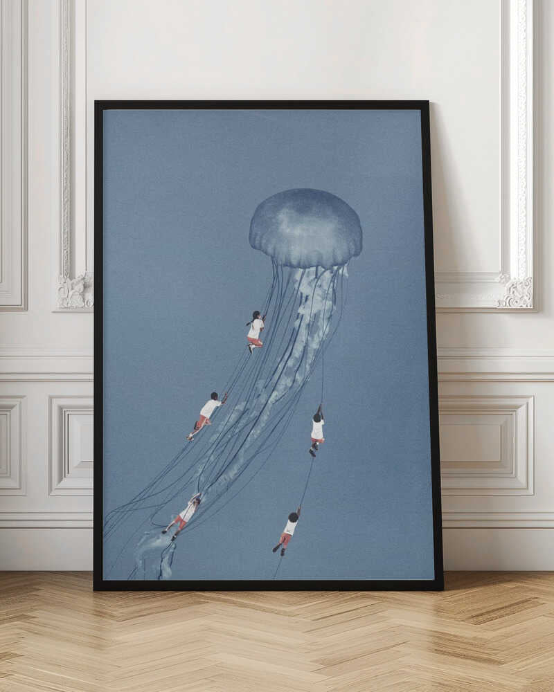 Jellyfish Ascension Digital Artwork