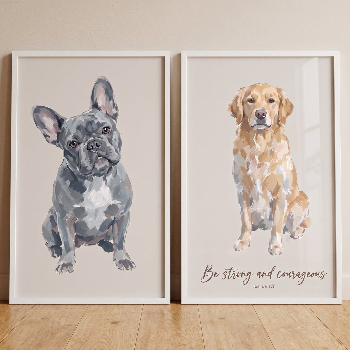 Charming Dog Portraits Digital Art Bundle