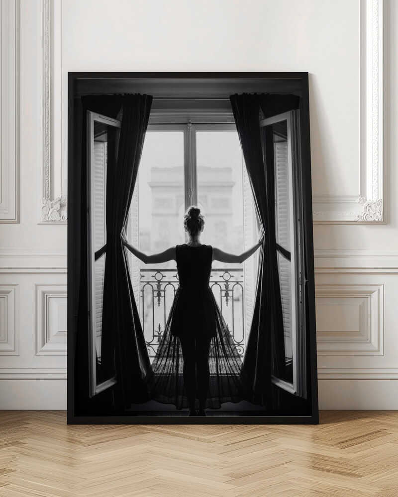 Parisian Window View Digital Art