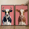 Chic Cow Duo Digital Artwork