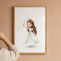 Little Princess with Wand Digital Artwork