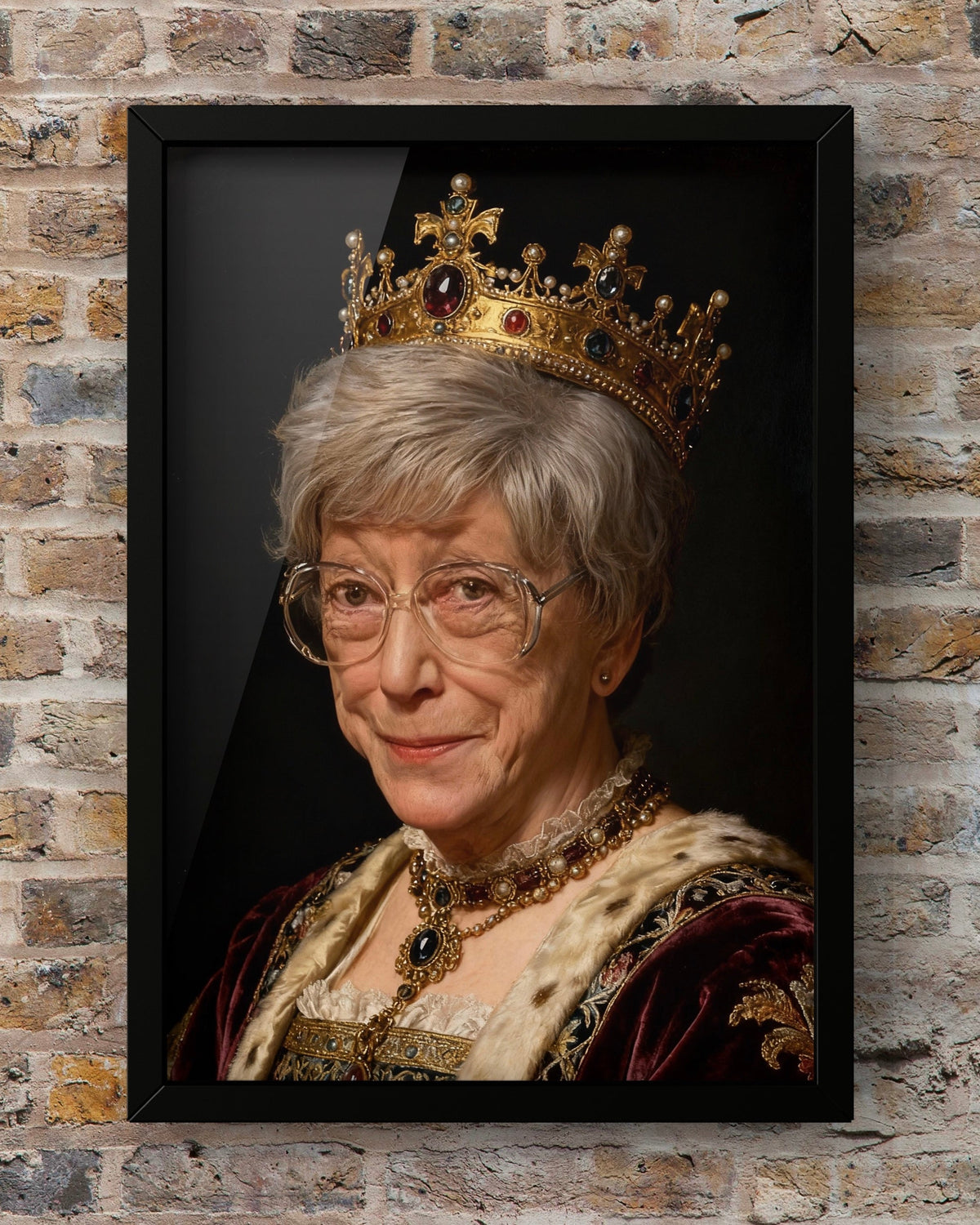 Regal Grandmother Royal Portrait Digital Art