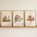 Forest Friends Musical Band Digital Art Set
