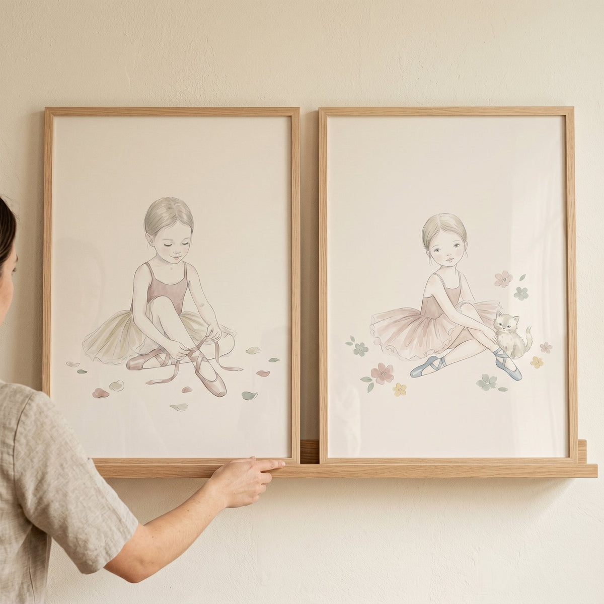 Sweet Ballerina Digital Art Set