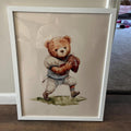 Football Teddy Bear Digital Art