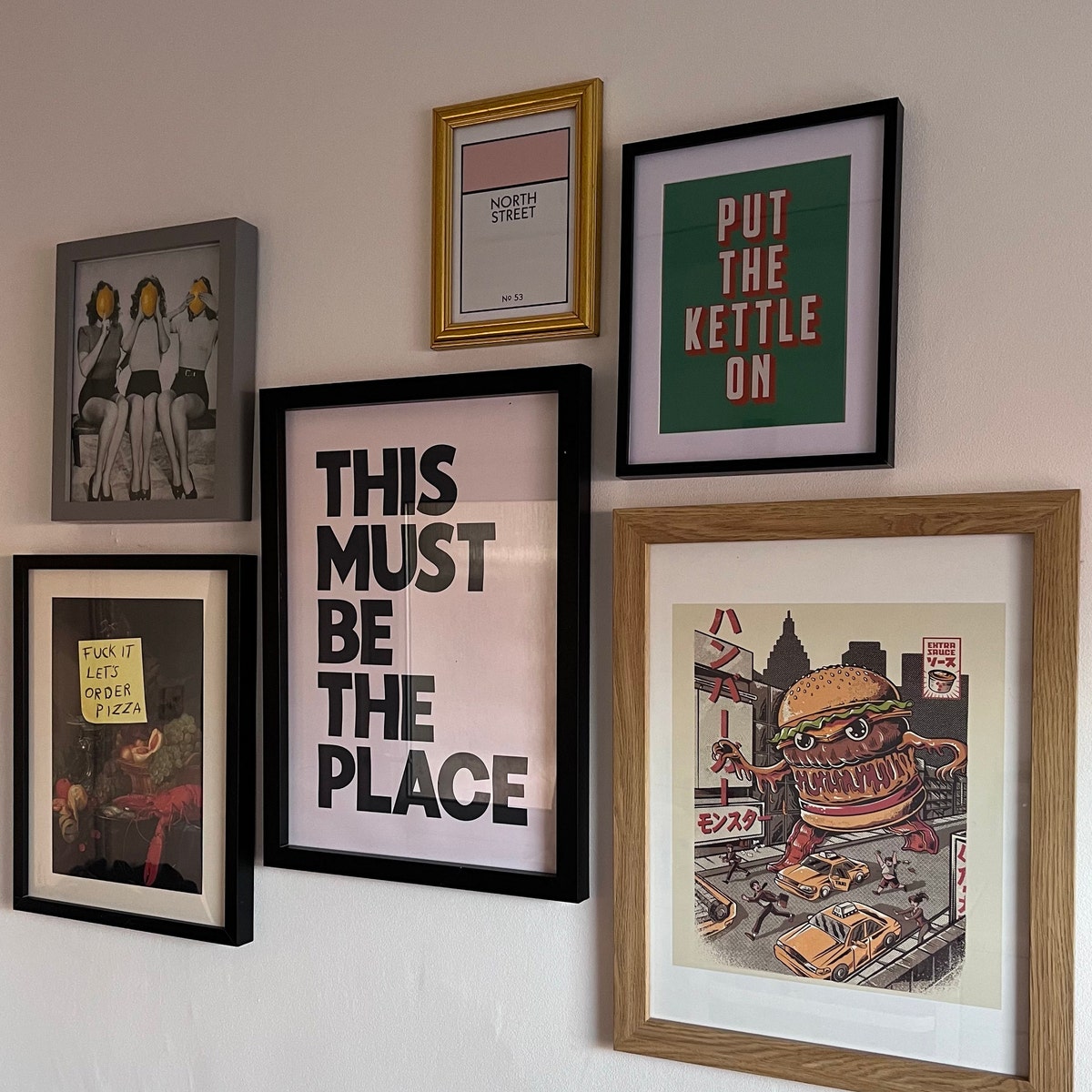 This Must Be The Place Bold Typography Digital Artwork