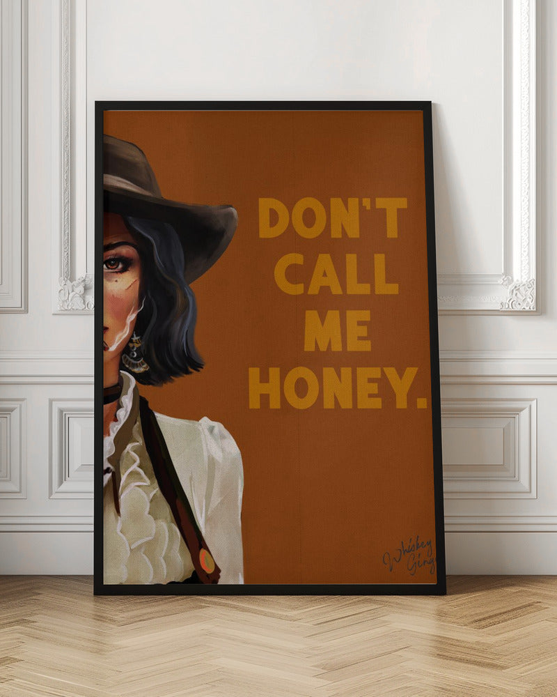 Dont Call Me Honey Cowgirl Digital Art