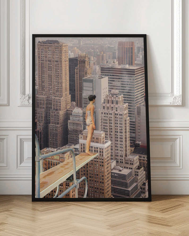 Skyscraper High Dive Digital Art
