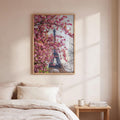 Eiffel Tower Spring Blossom Digital Art