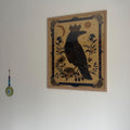 Crowned Raven Botanical Art Print