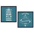 Be Yourself & Success Digital Wall Art Set