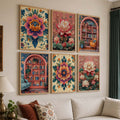 Bohemian Botanical Gallery Wall Digital Art Set