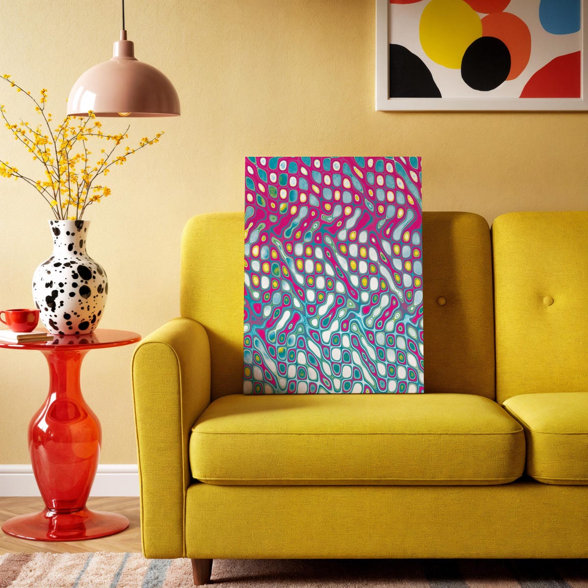 Vibrant Abstract Mosaic Digital Download