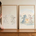 Cute Watercolor Dragons Digital Art Set