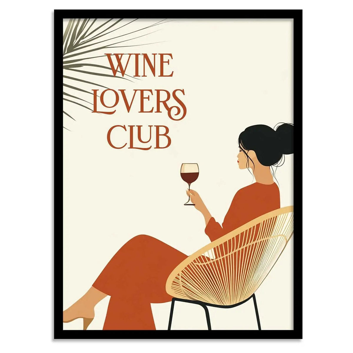 Wine Lovers Club Digital Art Print