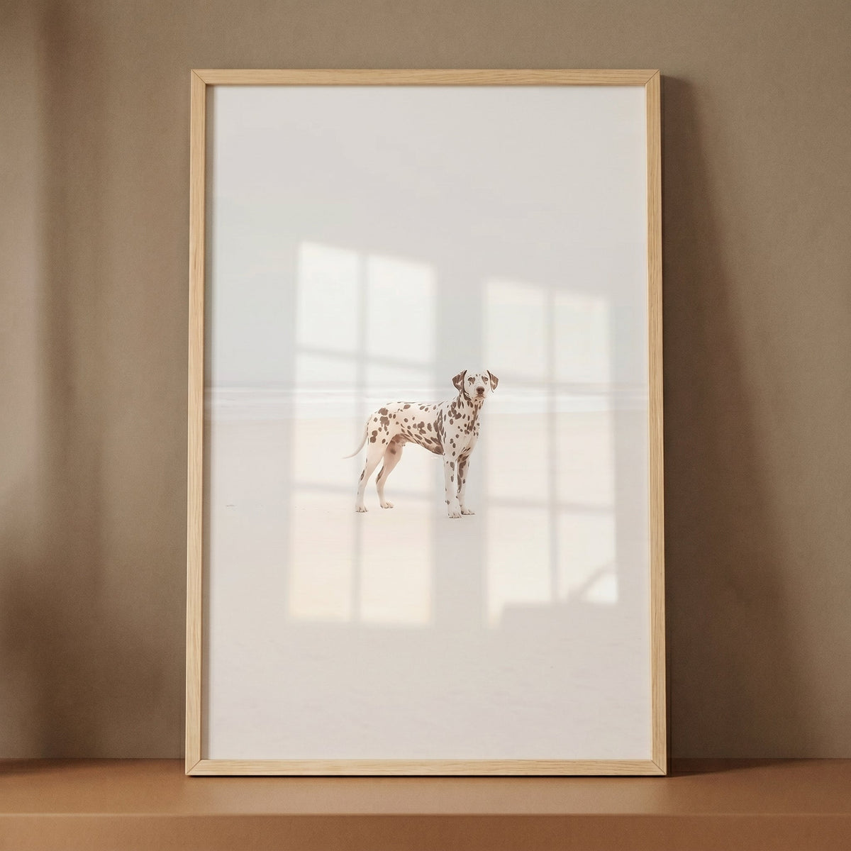Charming Dalmatian on the Beach Digital Art