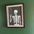 Rock On Skeleton Digital Art Print