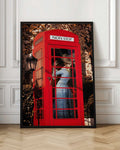 Romantic London Phone Booth Digital Artwork