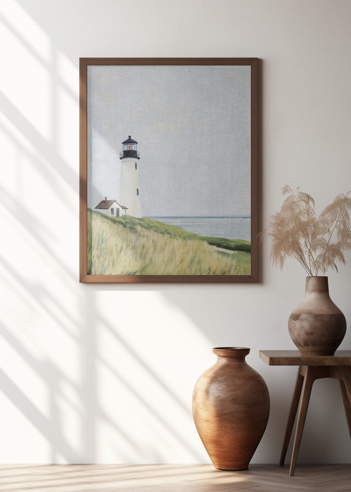 Coastal Lighthouse Digital Art