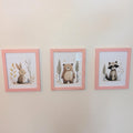 Charming Woodland Animal Trio Digital Art