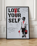 Lose Yourself Urban Graffiti Digital Art Print